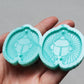 Made to Order - Round Scarab Earring shiny silicone mold