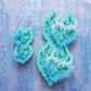 Made to Order - Flame spike heart shiny silicone earring mold