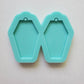 Made to order - Coffin earring shiny silicone mold