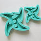 Made to Order - Shuriken Tsurikawa Silicone Mold 2 sizes - Made with Acrylic Blanks