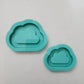 Made to Order - Thick Cloud Shaker Mold 2 Sizes - shiny silicone mold