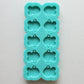 Made to order - Fish Crackers shiny earring silicone mold - made with acrylic blank