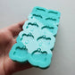 Made to order - Fish Crackers shiny earring silicone mold - made with acrylic blank