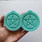 Made to order-Pentagram shiny silicone earring mold