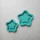 Made to Order - Thick Star Shaker Mold 2 Sizes - shiny silicone mold