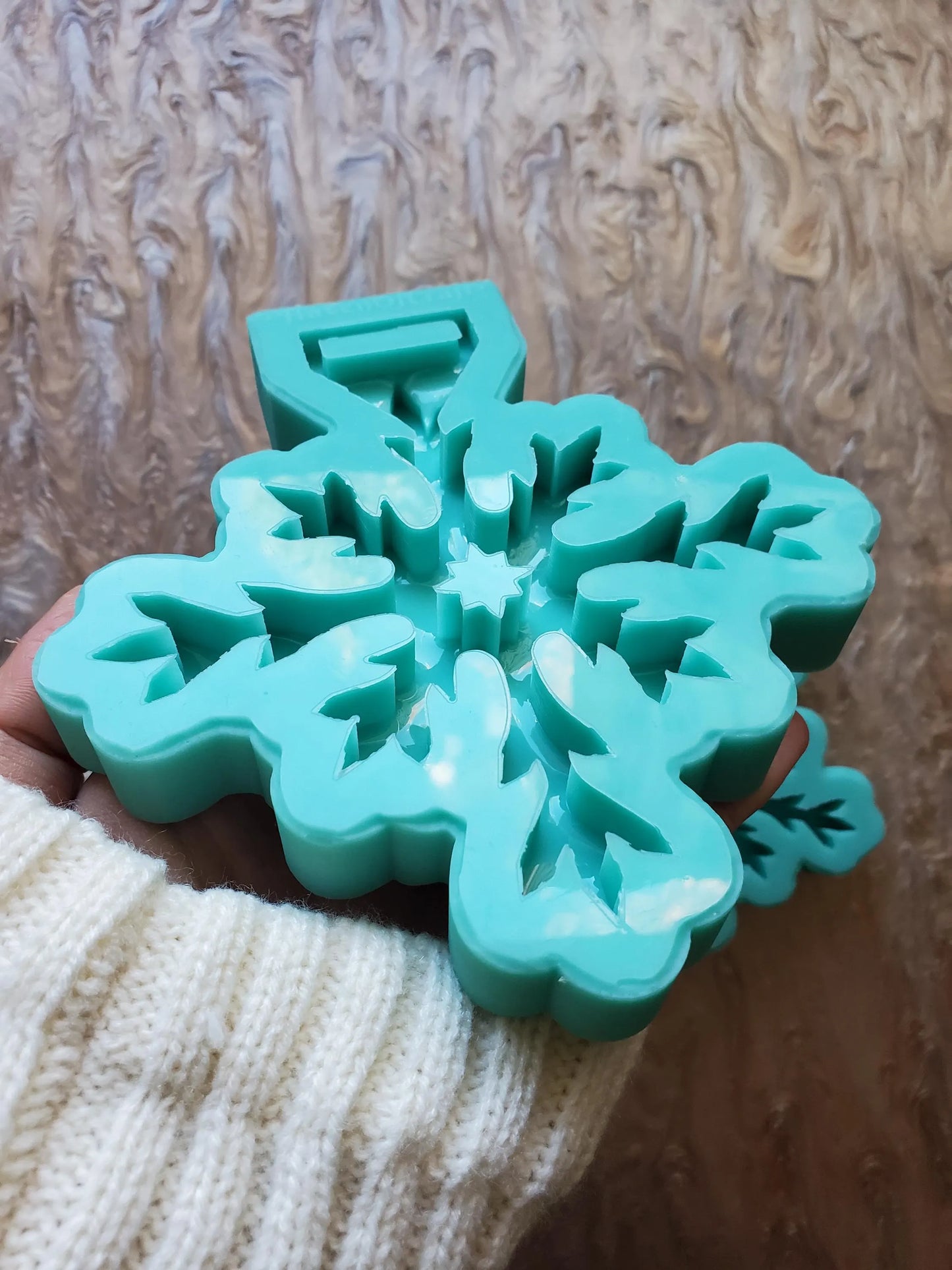 Made to order - Snowflake Tsurikawa mold/ keychain/full size - Read description
