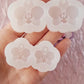 Earring Mold | Orchid Flowers / With loop at the bottom - 2 Different Size To Choose From - Silicone Mold - Clear mold for UV resin available - Made to order