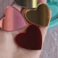 Cute Heart Mirror Mold - 4 Different Colors of Mirror Available