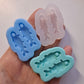 Pre-Domed fish Earring Mold | Bigger holes for hoop earrings - Made to order