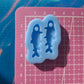 Pre-Domed fish Earring Mold | Bigger holes for hoop earrings - Made to order