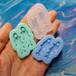 Pre-Domed fish Earring Mold | Bigger holes for hoop earrings - Made to order