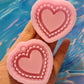 Small size Lace Heart keychain/shaker/grip mold