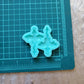 Earring Mold | Engraved dragons- 2 Different Size To Choose From - Silicone Mold - Clear mold for UV resin available - Made to order