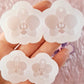 Earring Mold | Orchid Flowers / With loop at the bottom - 2 Different Size To Choose From - Silicone Mold - Clear mold for UV resin available - Made to order