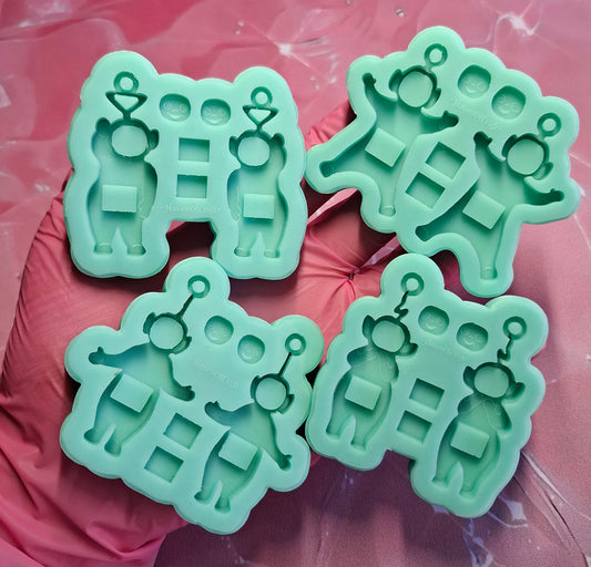 Cute Characters Silicone Earring mold - 4 To Choose From