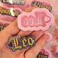 Zodiac keychain mold 1/4 inches thick
