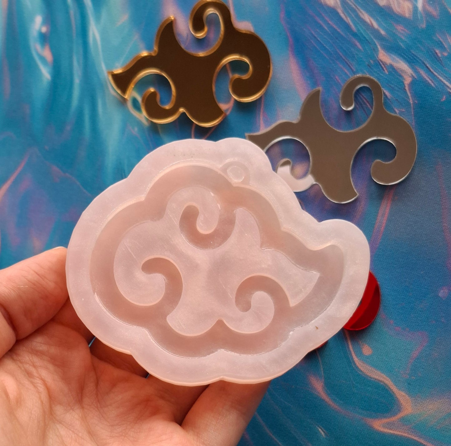 Cloud Mirror Mold - 4 Different Colors of Mirror Available