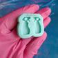 Pre-Domed Spray Bottle Earring Mold | Bigger holes for hoop earrings - Made to order