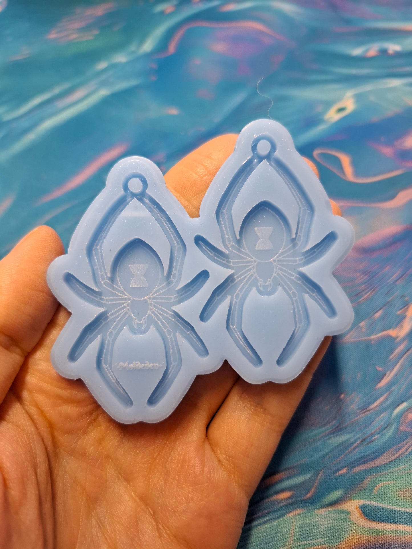 Spider earring silicone mold