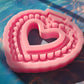 Lace heart Car Handle \Tsurikawa mold