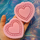 Big size Lace Heart keychain/shaker