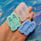 Pre-Domed fish Earring Mold | Bigger holes for hoop earrings - Made to order