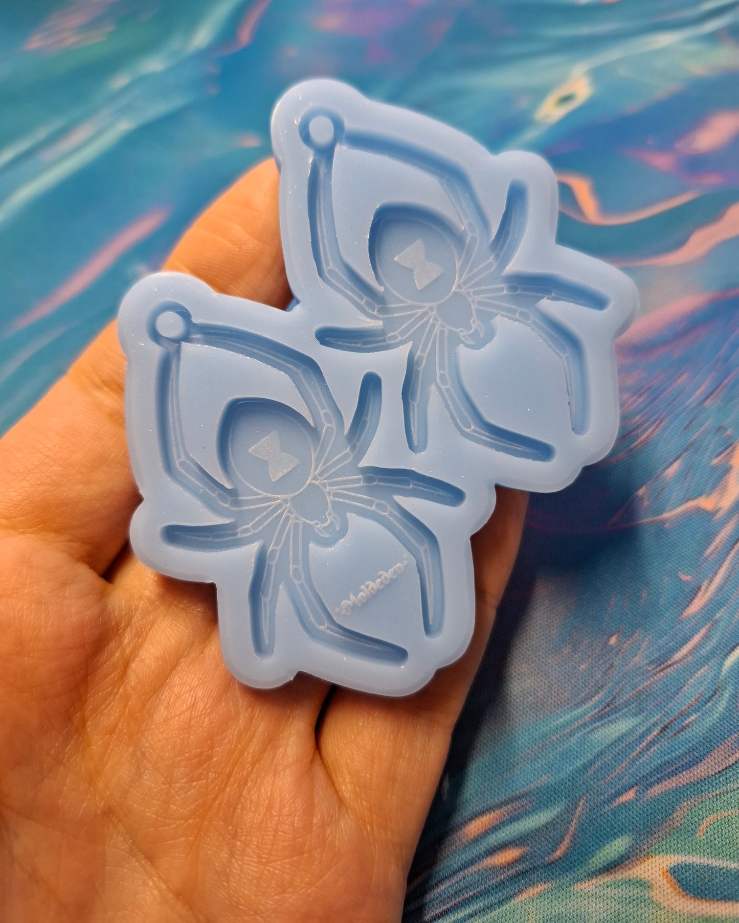 Spider earring silicone mold