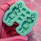 Cute Characters Silicone Earring mold - 4 To Choose From