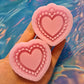 Small size Lace Heart keychain/shaker/grip mold