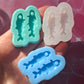 Pre-Domed fish Earring Mold | Bigger holes for hoop earrings - Made to order