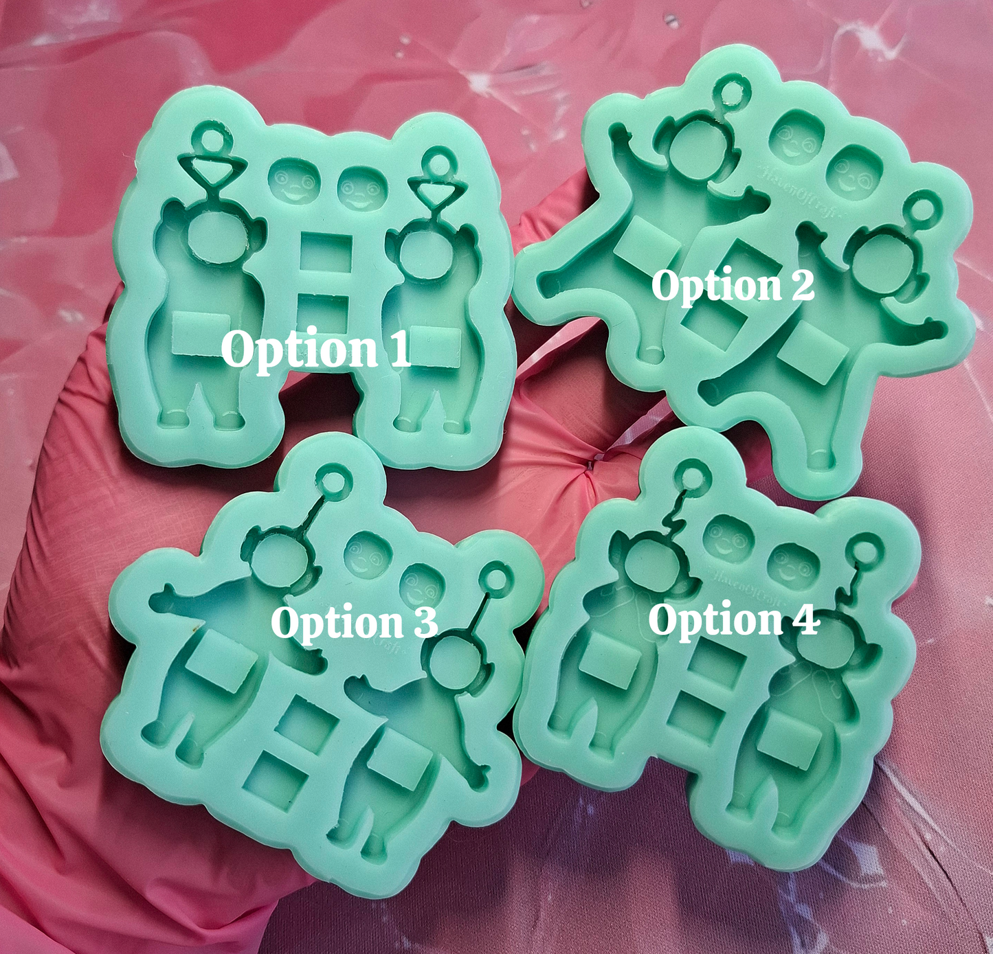 Cute Characters Silicone Earring mold - 4 To Choose From