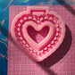 Lace heart Car Handle \Tsurikawa mold