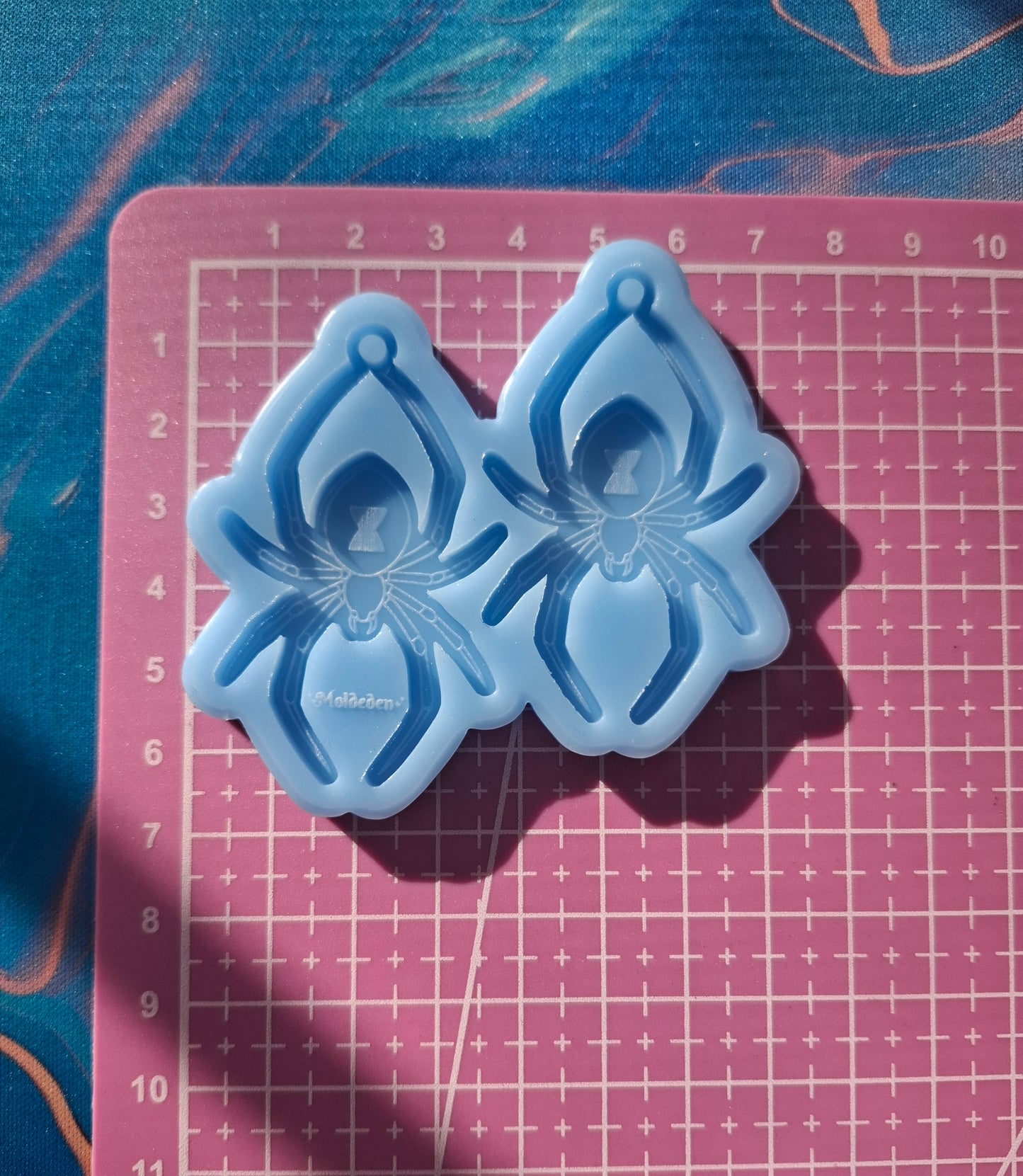 Spider earring silicone mold