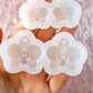 Earring Mold | Orchid Flowers - 2 Different Size To Choose From - Silicone Mold - Clear mold for UV resin available - Made to order