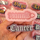 Zodiac keychain mold 1/4 inches thick