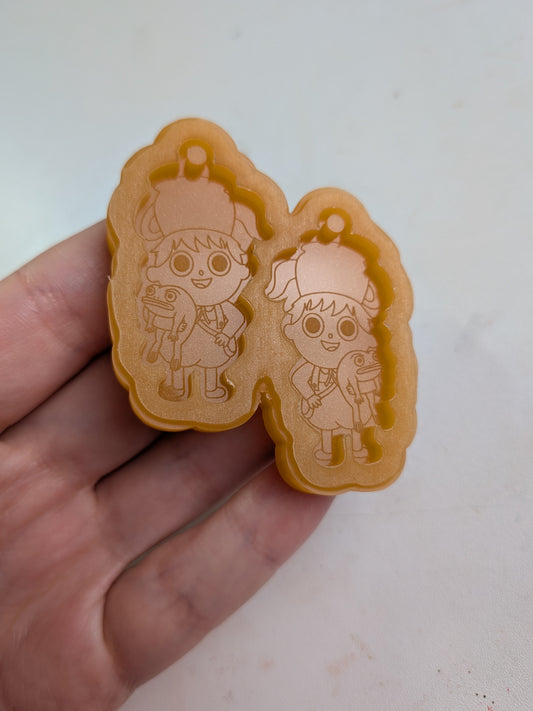 Character Earring Silicone Mold