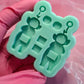 Cute Characters Silicone Earring mold - 4 To Choose From