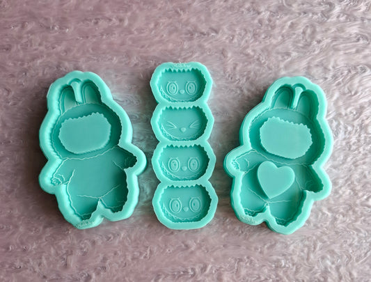 Bubu standing version Keychain Mold -2 different designs available