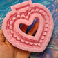 Lace heart Car Handle \Tsurikawa mold
