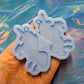 Unicorn earring silicone mold